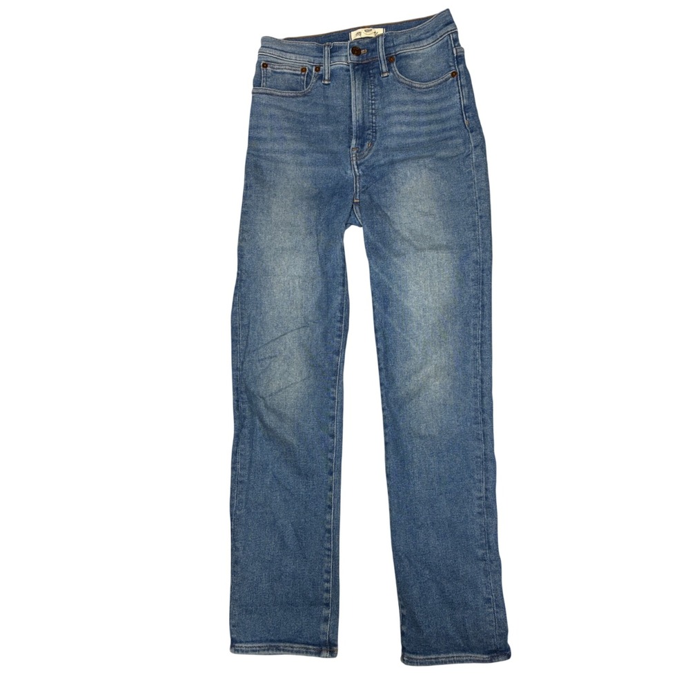 Madewell The Perfect Vintage High Rise Straight Leg Jeans Blue NC162 Size 25